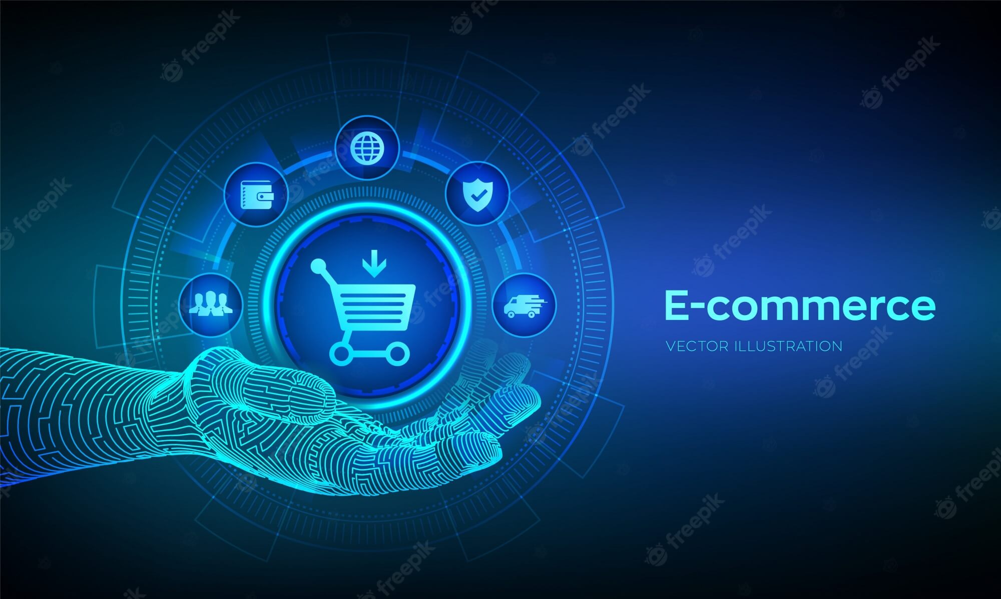 An image showing e-commerce app